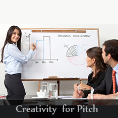Creativity for pitch